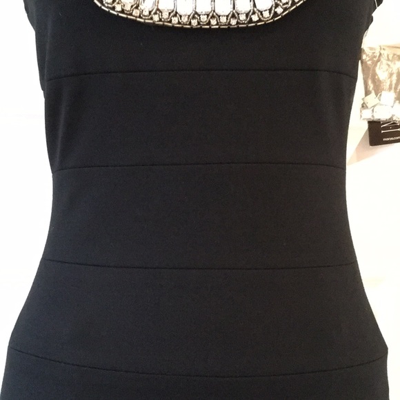 INC International Concepts black knit dress Size 2 - Picture 4 of 8